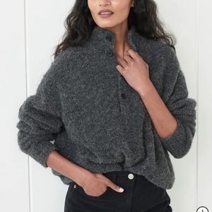 Jenni Kayne Sweater / Boucle Button Pullover